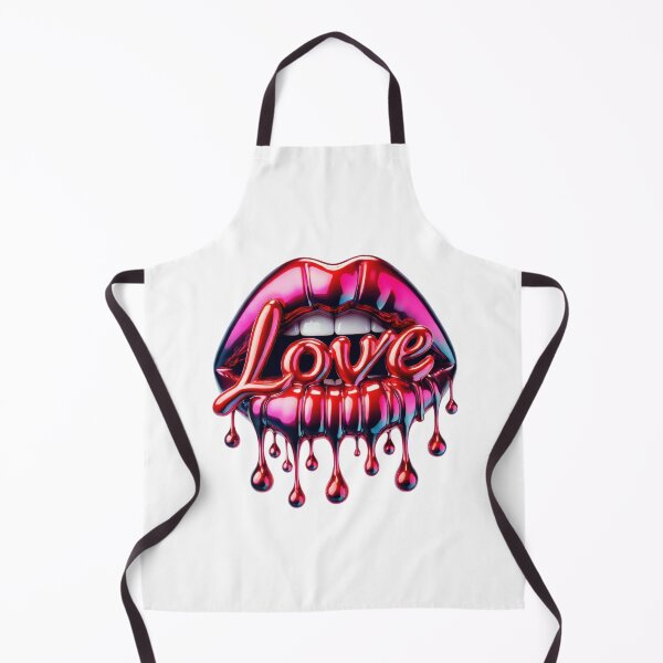 Item preview, VIbrant pink and red Juicy lips that speak "love"  designed and sold by ICITIMAGES.