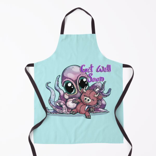 Item preview, Baby Octopus with Highland Cow Stuffie: Get Well Soon designed and sold by iduzarts.