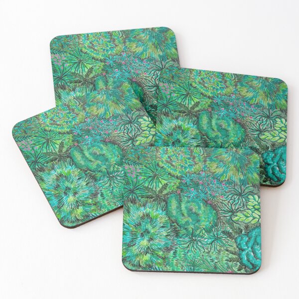 Item preview, Tropical Greenery Pattern designed and sold by SqueakySketches.