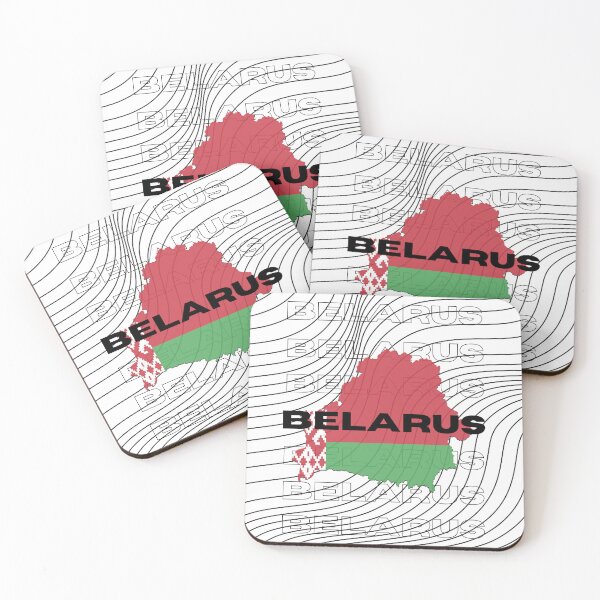 Item preview, Flag Map of Belarus designed and sold by nyblydd.
