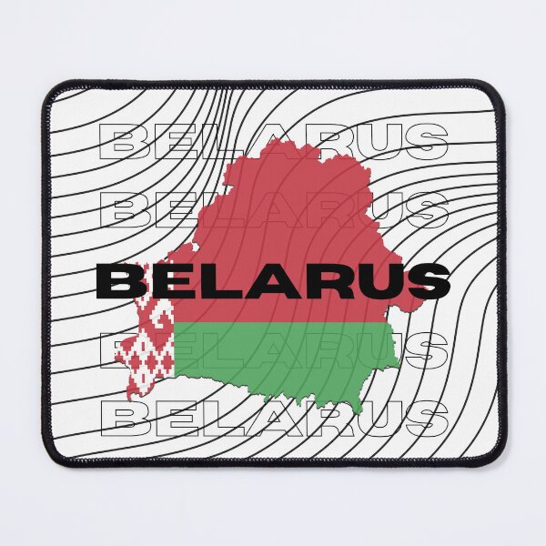 Item preview, Flag Map of Belarus designed and sold by nyblydd.