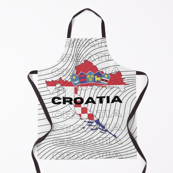 Item preview, Flag Map of Croatia designed and sold by nyblydd.