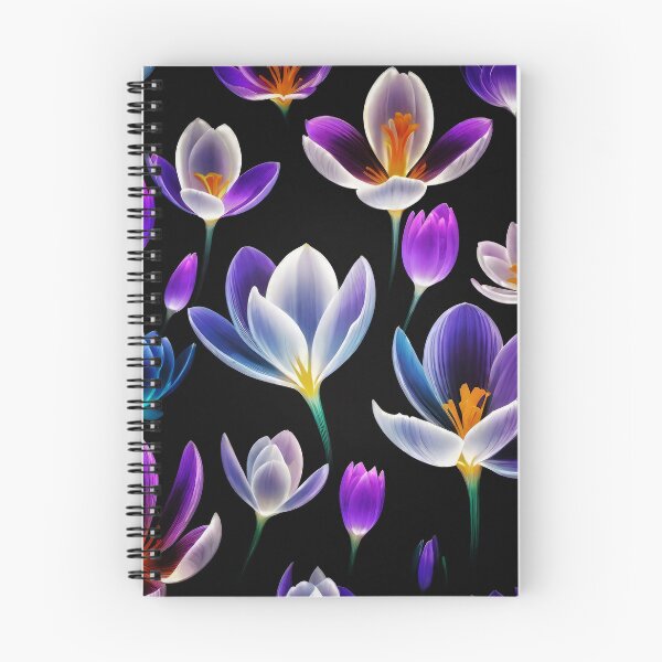 Item preview, Pretty Crocus Neon Design 03 designed and sold by Freestyle Designs.