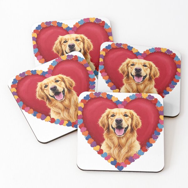 Item preview, Golden Retriever Love designed and sold by noisyduck.