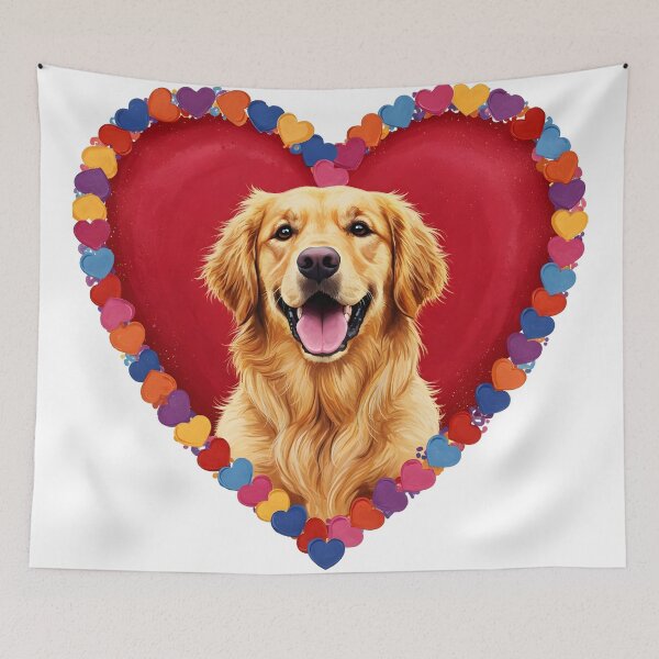 Item preview, Golden Retriever Love designed and sold by noisyduck.
