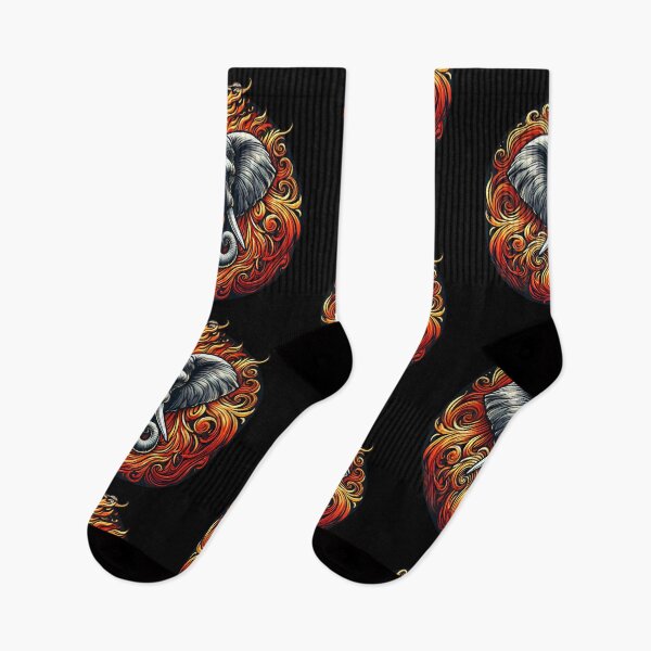 Item preview, Flaming Elephant – Fierce Fire Elephant Art designed and sold by Nauert's.
