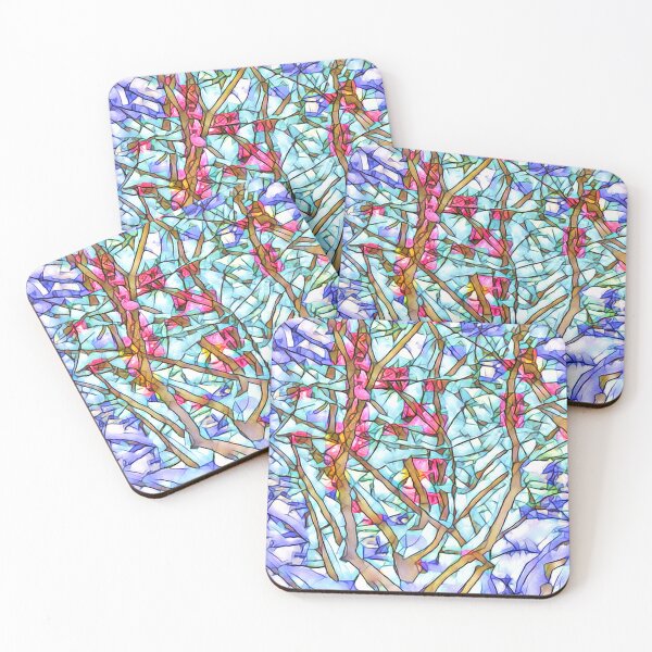 Item preview, “WINTER’S STAINED GLASS” – 3 designed and sold by RiverDeeDesigns.