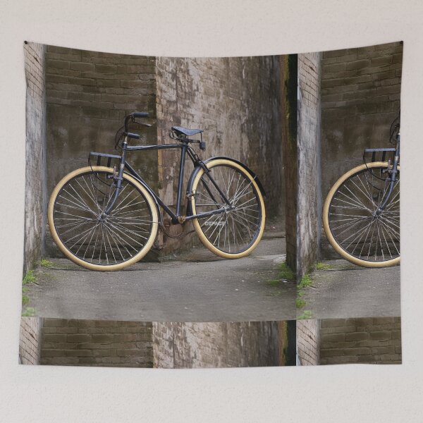 Item preview, Vintage Bicycle in a Forgotten Alley - dePace' designed and sold by mrpropcake.