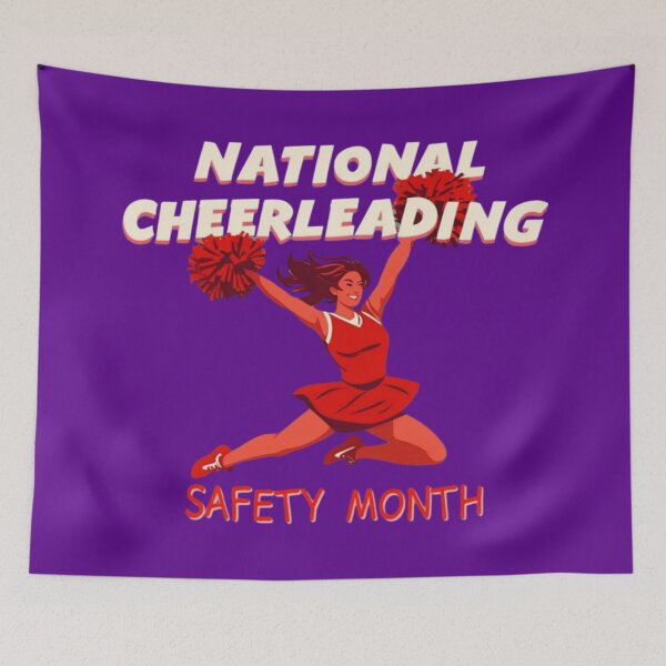 Item preview, National cheerleading safety month designed and sold by JennyFinns.