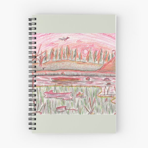 Item preview, Desolate Red Creepy Landscape designed and sold by Harold-Inks.