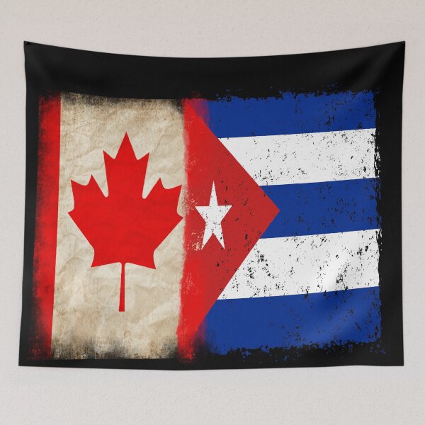 Item preview, Canadian Flag and Cuban Flag Pride Wear Design.  designed and sold by LovelyHappyGift.