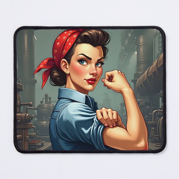 Item preview, Copy of Rosie the Riveter Prototype – Strength in Action designed and sold by AI-Syn-Pro.