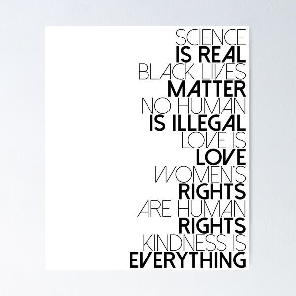 Item preview, Science is Real Black Lives Matter designed and sold by BOBSMITHHHHH.