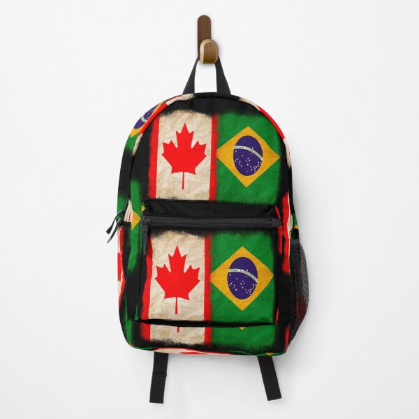 Item preview, Diseño de ropa de orgullo con la bandera canadiense y la bandera brasileña, Brasileiro designed and sold by LovelyHappyGift.