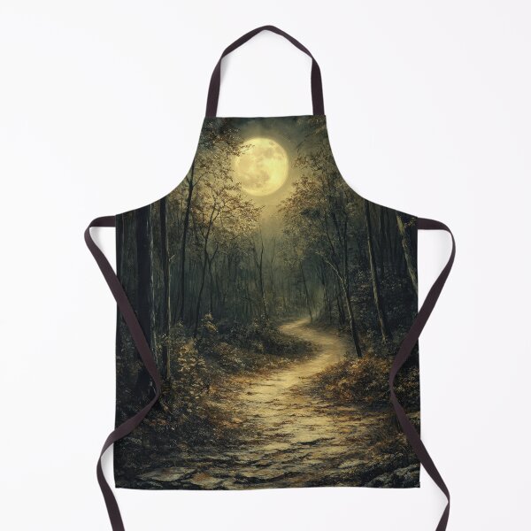 Item preview, Moonlit Forest Path designed and sold by PopCultureArtShop.