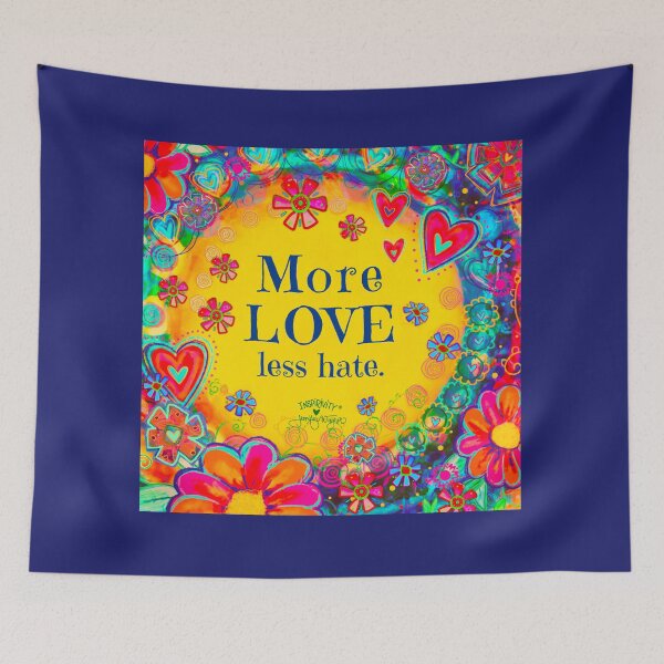 Item preview, More Love Less Hate  designed and sold by Inspirivity.