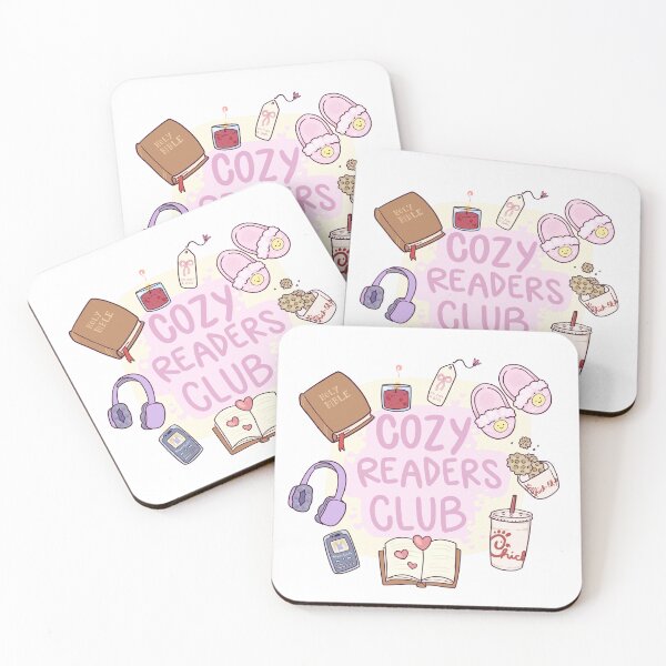 Item preview, Cozy Readers Club - Christian Girl Aesthetic Design Hand Drawn designed and sold by MagnoliaLamb.