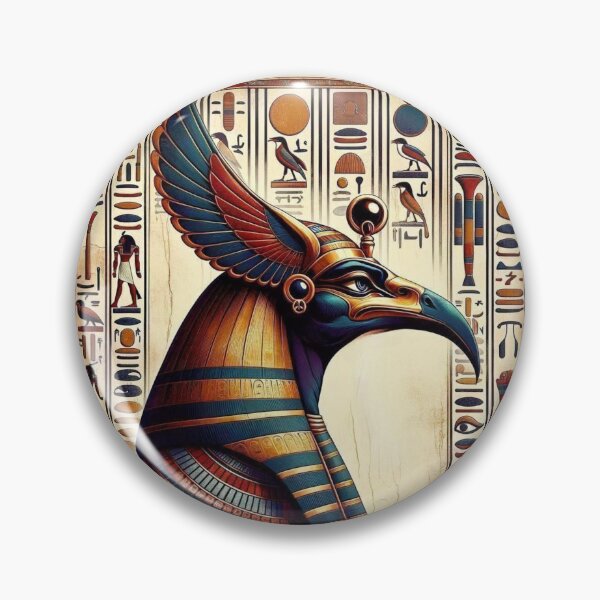 Item preview, Thoth Egyptian Kemetic Spiritual Ancient Wisdom Art God of Knowledge Sacred Ibis Deity  designed and sold by AnalajiaDesigns.