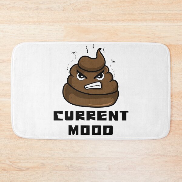 Item preview, Angry Poop Emoji – "CURRENT MOOD" Funny Sarcastic Design designed and sold by Fredster1966.