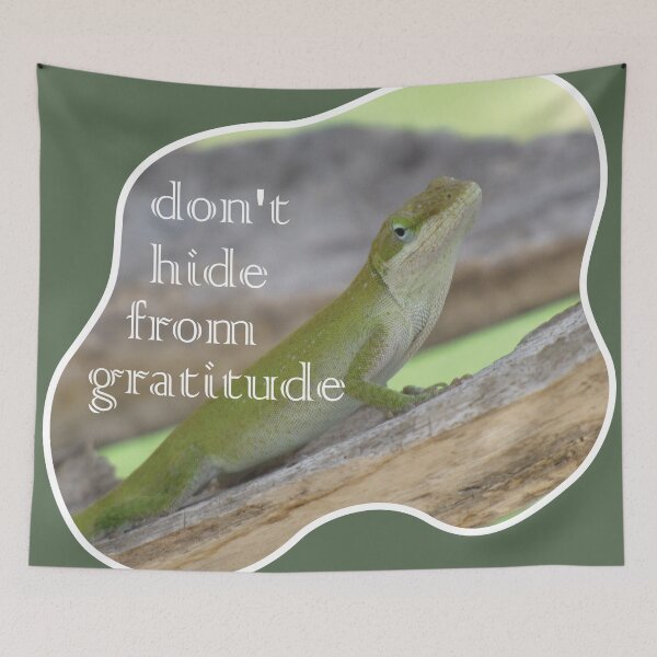 Item preview, Don't hide from gratitude. designed and sold by FlyfolkDesign.