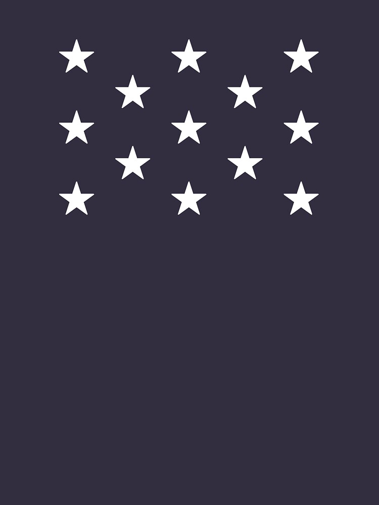 13-Star American Flag, Quincunx Design, Evry Heart Beats True by EvryHeart