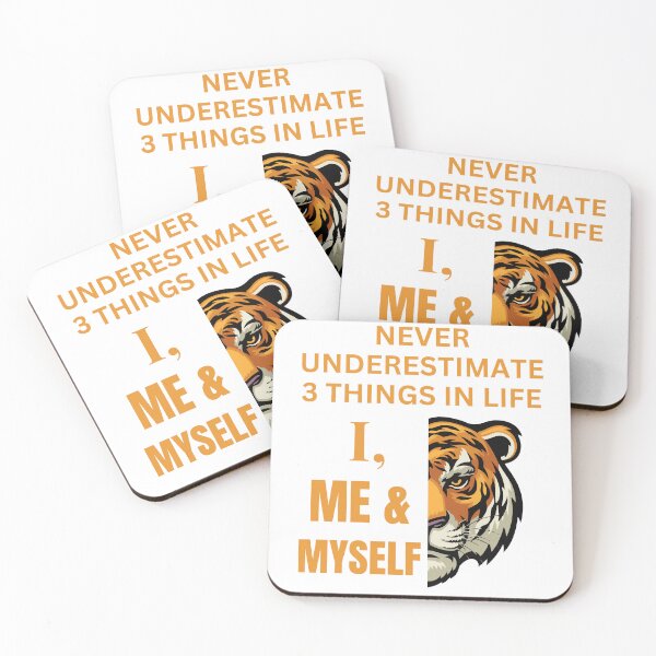 Item preview, Never Underestimate 3 Things in Life – Tiger Mindset T-Shirt designed and sold by MANIFESTHYPE - Fashion and Accessories.