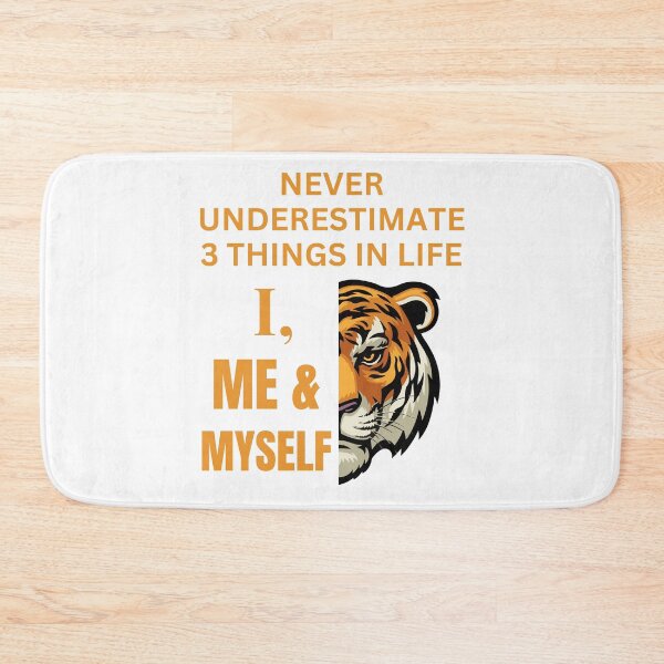 Item preview, Never Underestimate 3 Things in Life – Tiger Mindset T-Shirt designed and sold by MANIFESTHYPE - Fashion and Accessories.