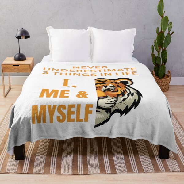 Item preview, Never Underestimate 3 Things in Life – Tiger Mindset T-Shirt designed and sold by MANIFESTHYPE - Fashion and Accessories.