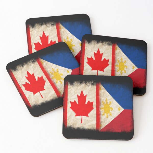 Item preview, Canadian Flag and Philippine flag Pride Wear Design, Filipino designed and sold by LovelyHappyGift.