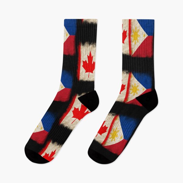 Item preview, Canadian Flag and Philippine flag Pride Wear Design, Filipino designed and sold by LovelyHappyGift.