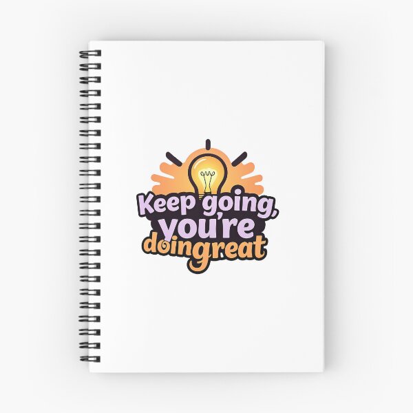 Item preview, Keep Going You’re Doing Great Lightbulb Upward Arrow Motivation designed and sold by zoughlal.