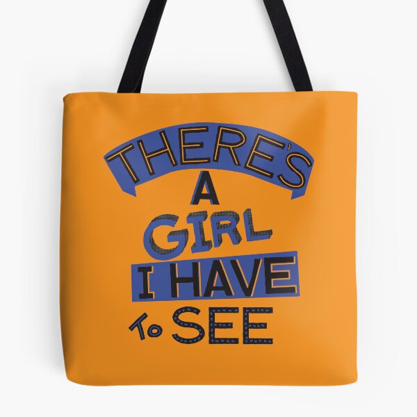 Item preview, There's a Girl I Have to See Hand Lettering designed and sold by Smooth-Tee.