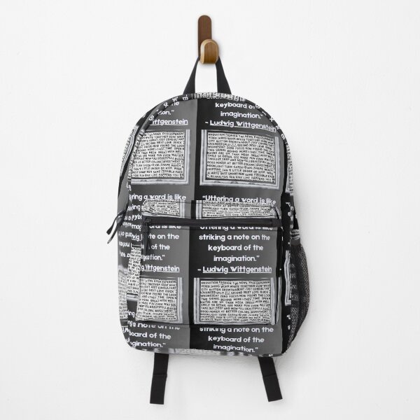 Item preview, "Uttering a word is like stirking a note on the keyboard of the imagination." designed and sold by Planet Agora.