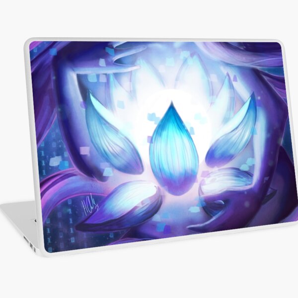 Pixel Lotus Laptop Skin