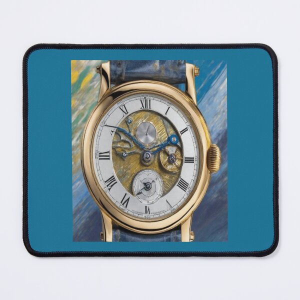 Item preview, "Impressionist Elegance: Artistic Gold Wristwatch" designed and sold by Artisticanvas.