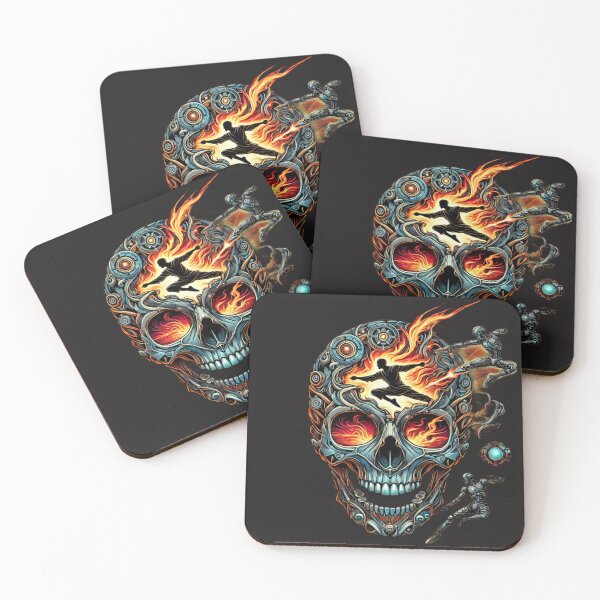 Item preview, Cybernetic Skull of Martial Power designed and sold by Thaivi Design.