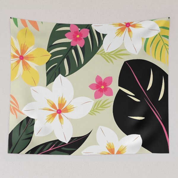 Item preview, Bold Tropical Floral Pattern designed and sold by Roanemermaid.