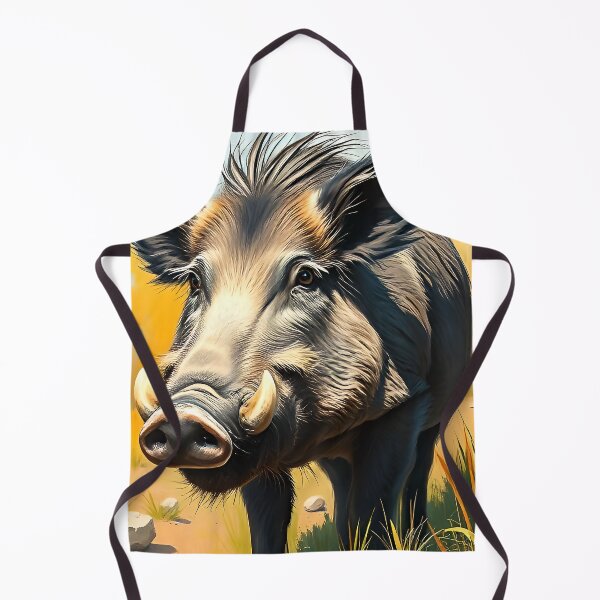 Item preview, Wild Boar Pig Portrait Wild Animal Wildlife Conservation designed and sold by kakarikihill.