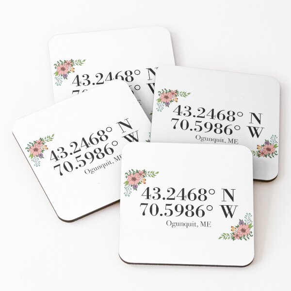 Item preview, Ogunquit, ME Coordinates designed and sold by mynameisliana.