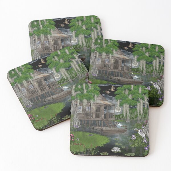 Item preview, Paw-Paw's Bayou Night designed and sold by paperandp!xels.