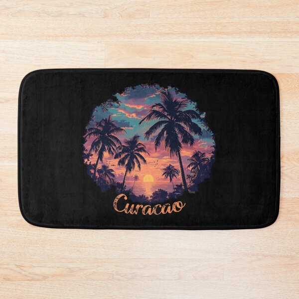 Item preview, Curacao - Caribbean (with Orange Lettering) designed and sold by VelvetRoom.