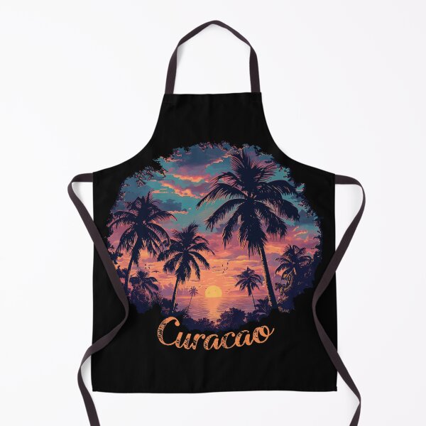 Item preview, Curacao - Caribbean (with Orange Lettering) designed and sold by VelvetRoom.