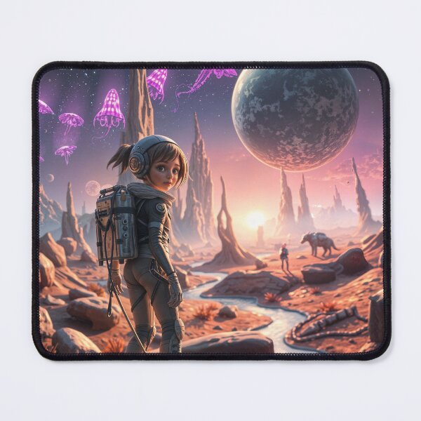Item preview, Starter Girl - Lost on an Alien World designed and sold by shakespeare1212.