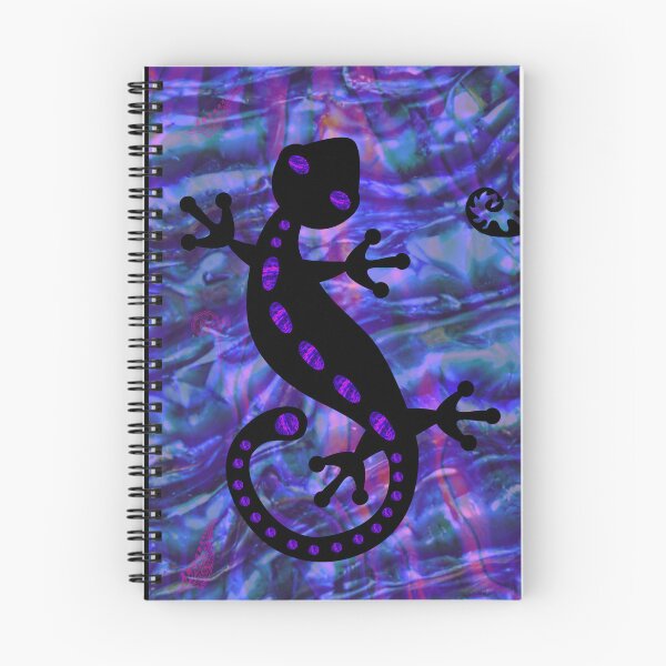 Item preview, Pink Purple Paua Gecko. New Zealand. designed and sold by VibrantArtwork.