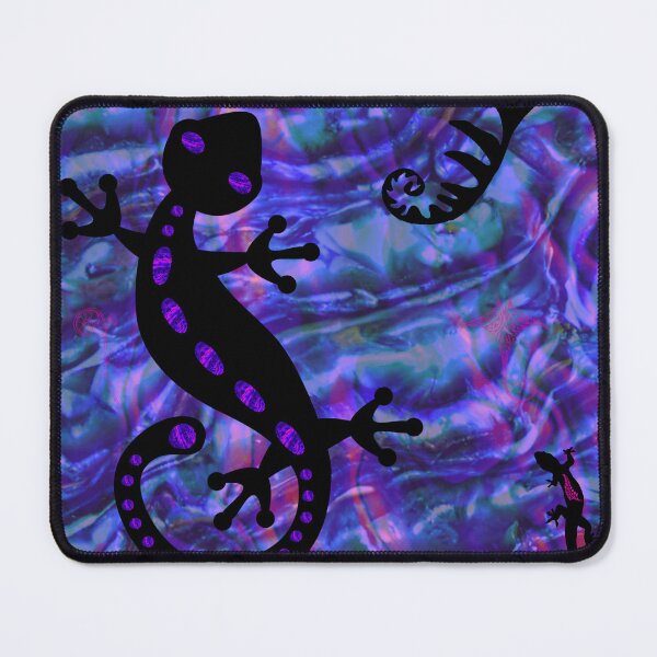 Item preview, Pink Purple Paua Gecko. New Zealand. designed and sold by VibrantArtwork.