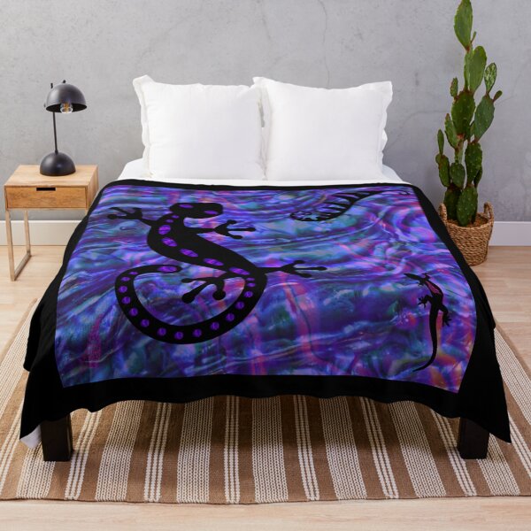 Item preview, Pink Purple Paua Gecko. New Zealand. designed and sold by VibrantArtwork.