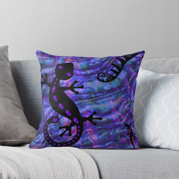 Item preview, Pink Purple Paua Gecko. New Zealand. designed and sold by VibrantArtwork.