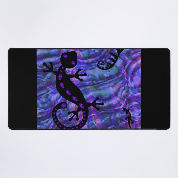 Item preview, Pink Purple Paua Gecko. New Zealand. designed and sold by VibrantArtwork.