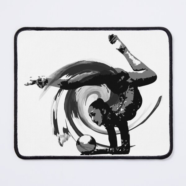 Item preview, Rhythmic gymnast with ball illustration designed and sold by Elenia Design.