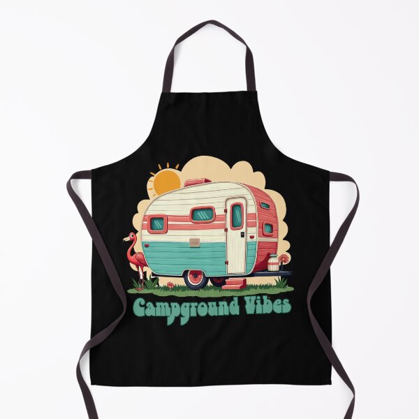 Item preview, Retro Camper Campground Vibes RV Vintage Trailer  designed and sold by BeansHotTees.